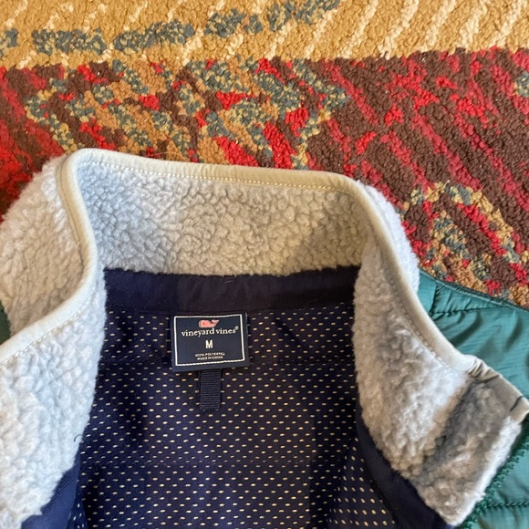 Vineyard Vines Green and White Kids Jacket size Medium - Picture 4 of 4